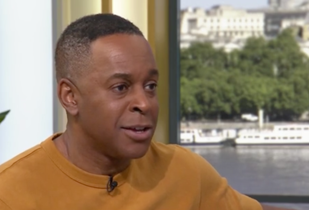 Andi Peters had race questioned by Miriam Margolyes on 'This Morning' (YouTube)
