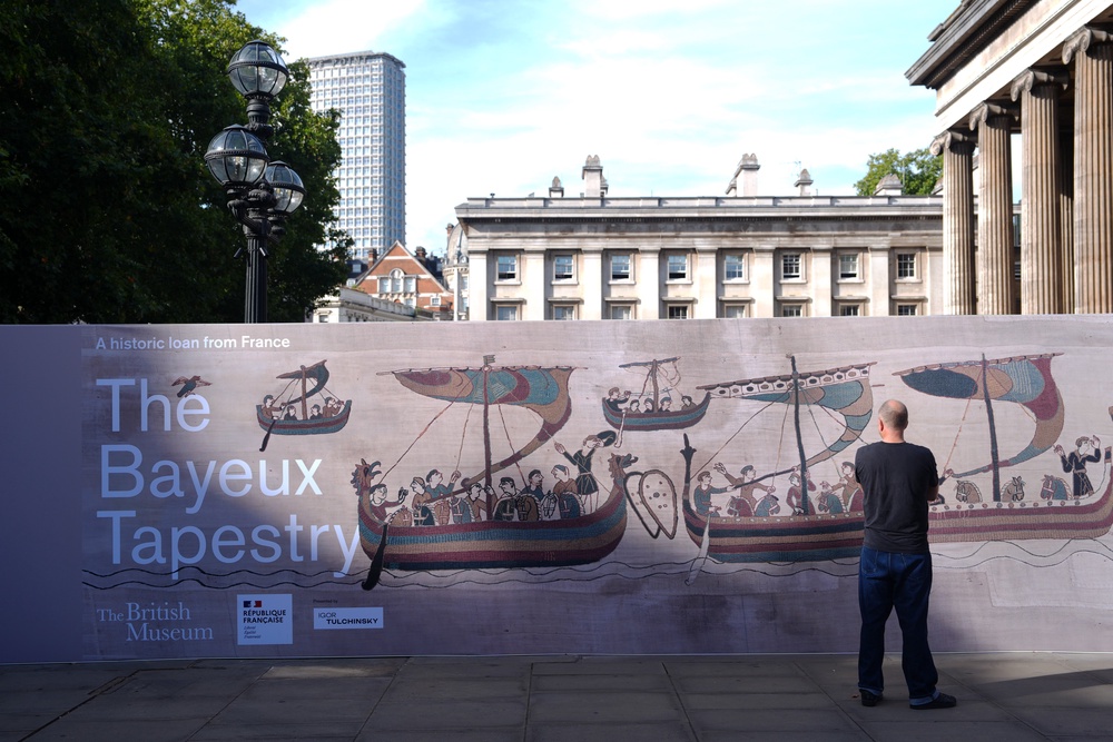 The Bayeux Tapestry is at the British Museum from September 10 to July 11 2027 (Jonathan Brady/PA) (PA Wire)