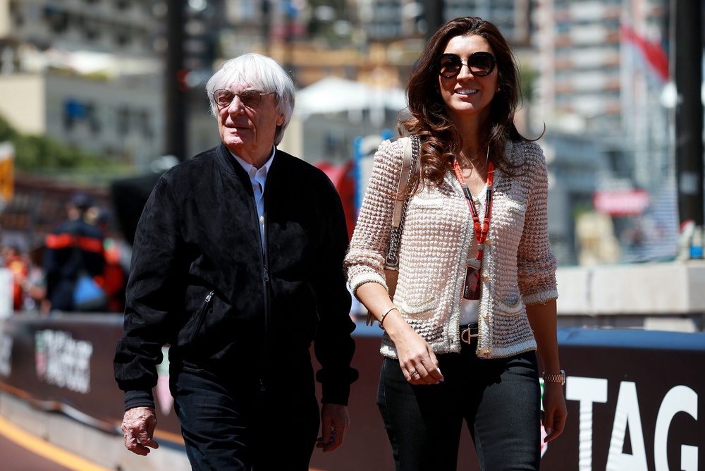 Ecclestone and wife Fabiana, pictured in Monaco in 2015 (David Davies/PA) (PA Archive)