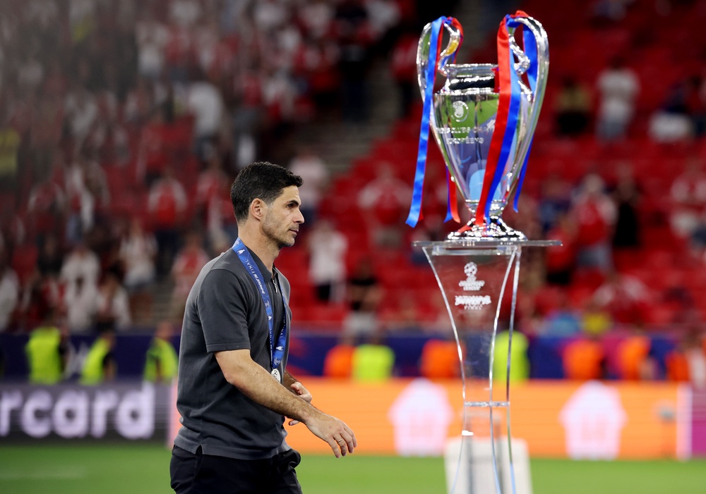 Mikel Arteta has built a squad capable of competing for both the Premier League and Champions League (Getty)