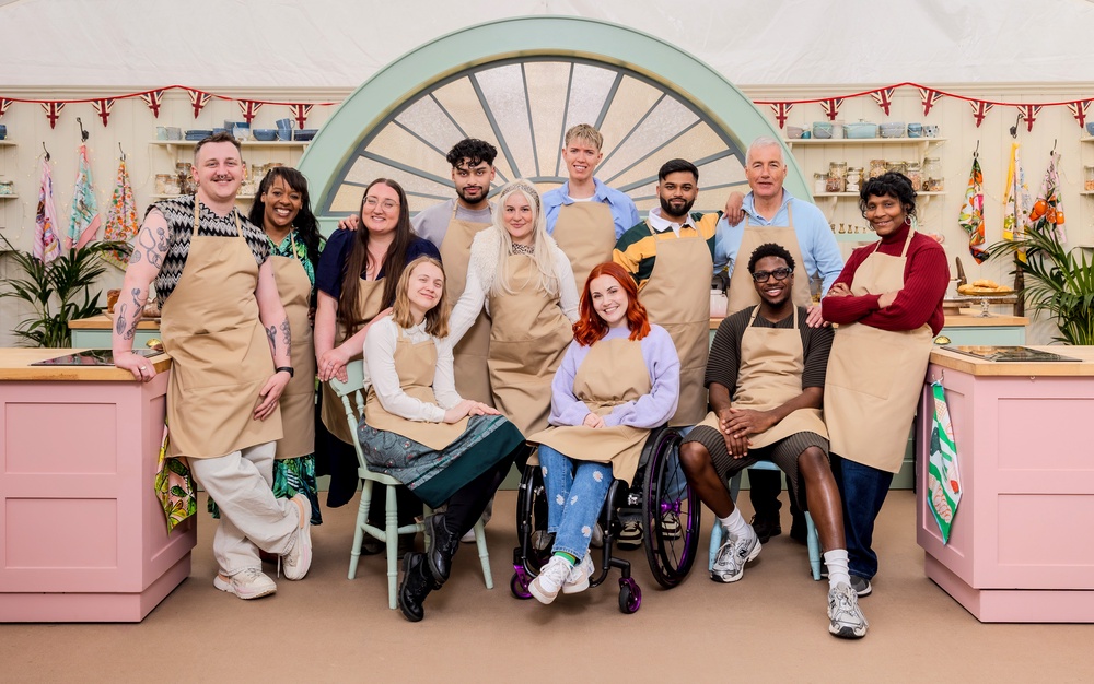 The series kicked off with a chocolate stout cake before the new bakers were tasked with making a coffee and walnut cake for their technical challenge (Channel 4/Love Productions/Patch Dolan)