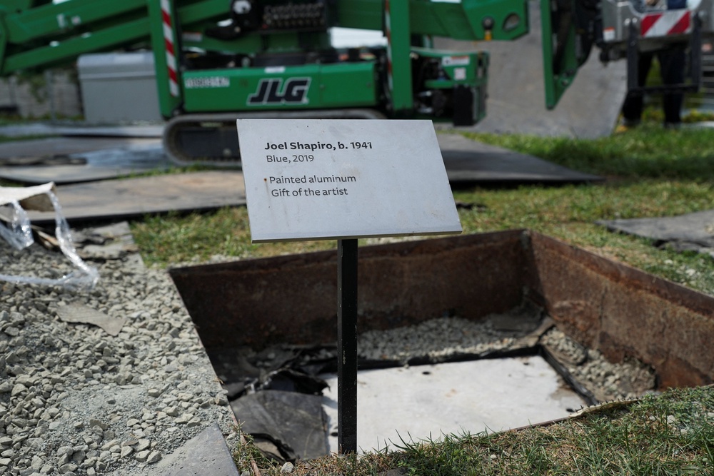Shapiro’s site-specific piece for the venue was torn down ‘at the behest of a petulant crybaby,’ according to public art advocates (Reuters)