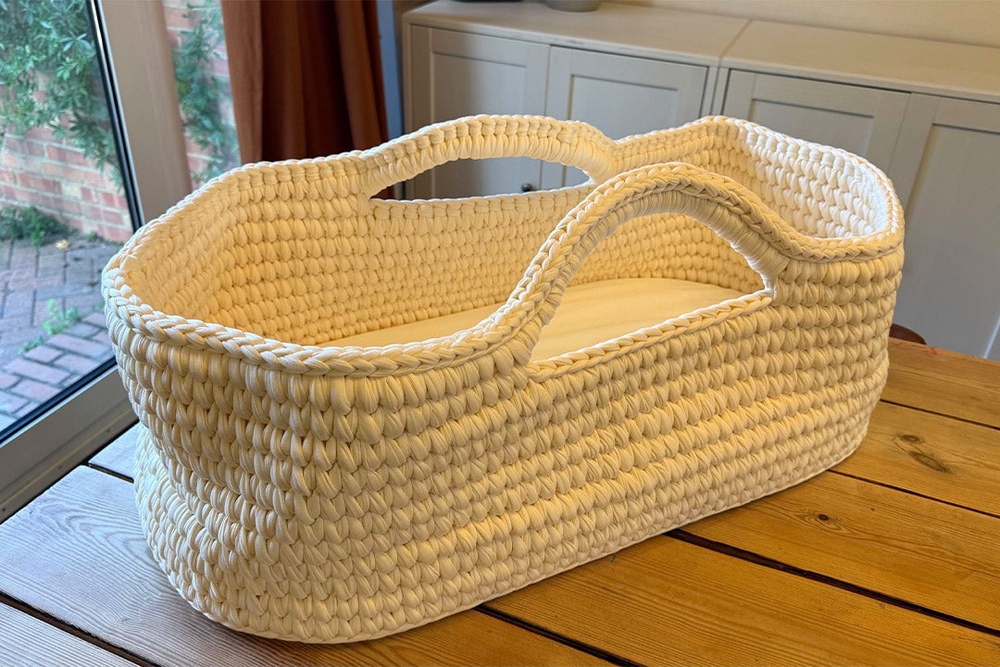 The nova Moses basket is easily one of the most stylish options out there (Sarah Jones/The Independent)