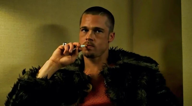 ‘He’s the reference’: Brad Pitt as Tyler Durden in ‘Fight Club’ (20th Century Fox)