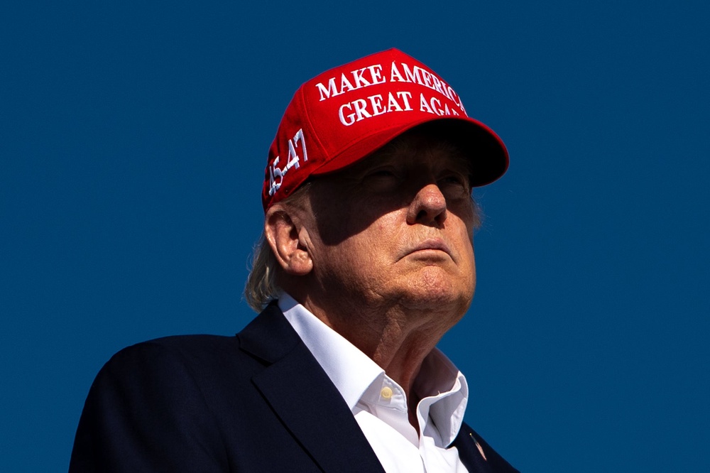 US President Donald Trump spoke to Andy Burnham on Monday (Julia Demaree Nikhinson/AP) (AP)