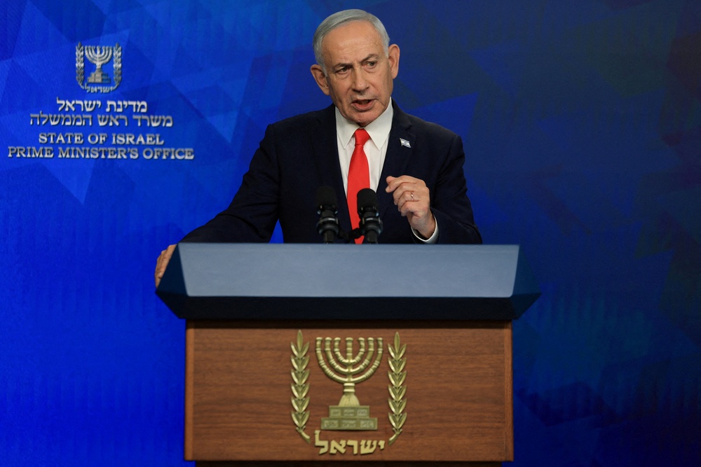 Ed Miliband's announcement is likely to sour relations with Israel's Benjamin Netanyahu even further (Reuters)