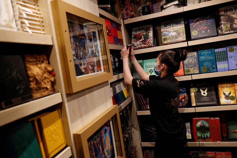 One ​of Newton's defining moments was acquiring the rights to ​J.K. Rowling's first Harry Potter book after several publishers had rejected it, helping turn Bloomsbury into a global publishing success (Reuters)