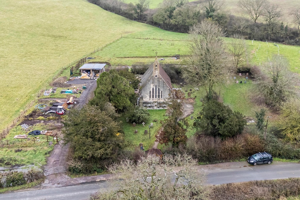 The Grade II-listed Church of St Thomas in East Orchard (BNPS)