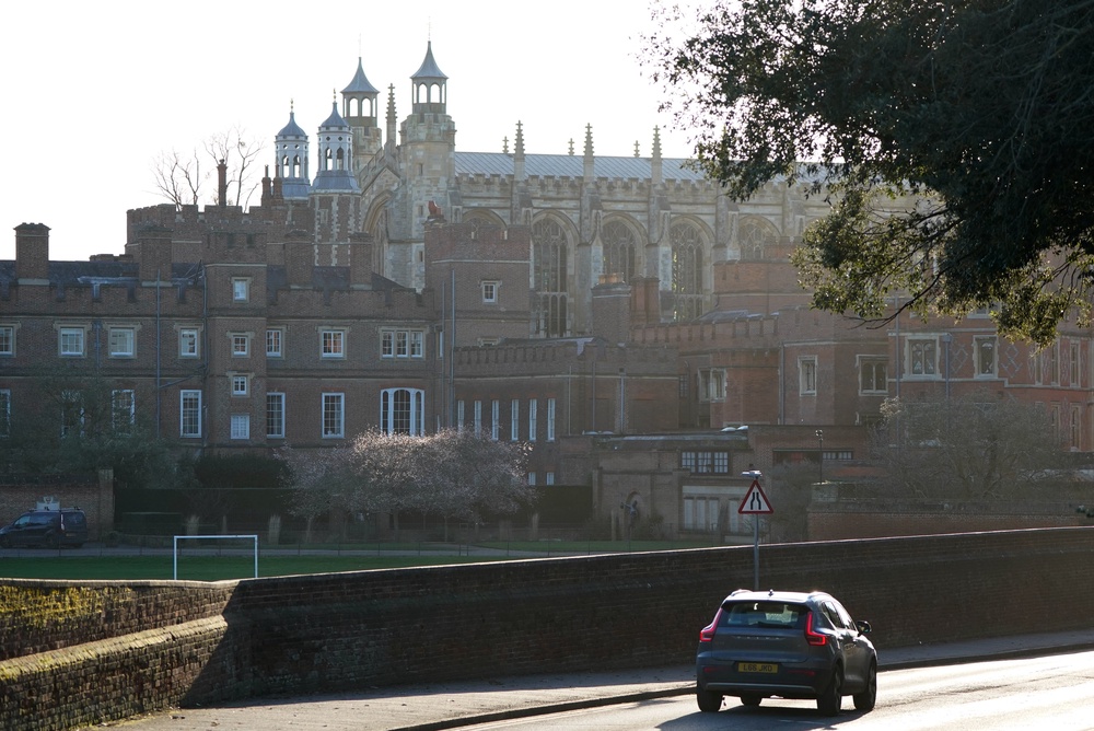 George is following in his father’s footsteps and attending Eton College (Andrew Matthews/PA) (PA Archive)