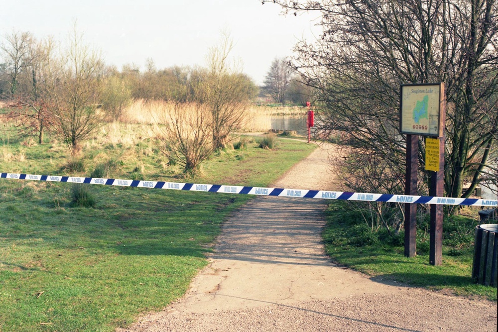 Baby April was found 31 years ago at Singleton Lake, Ashford, Kent (Kent Police/PA) (PA Media)