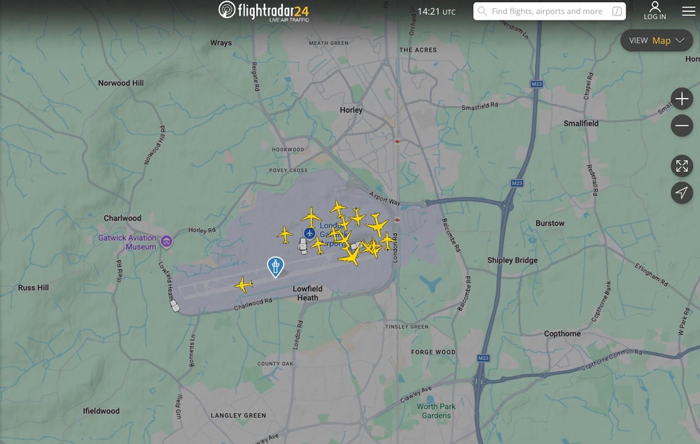  (X/@flightradar24)