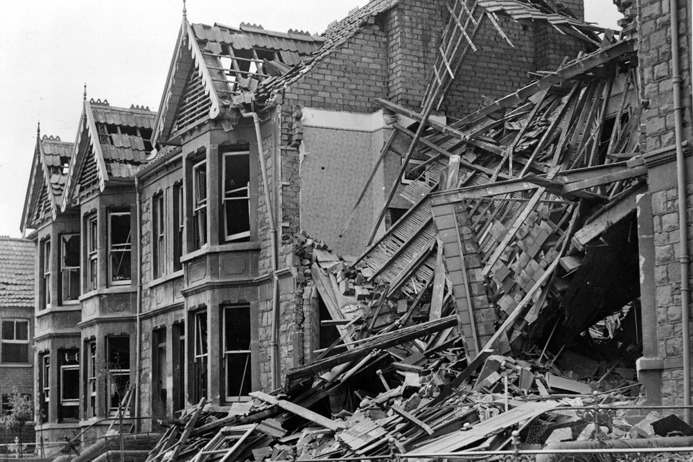 Almost 1,300 people died during the Bristol Blitz (Getty)