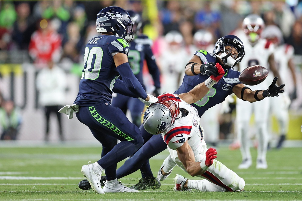 A rematch of Super Bowl LX competitors, the New England Patriots and the Seattle Seahawks, will be Donald Trump’s competition Wednesday night as he scheduled his big midterm convention for the same night as the NFL season opener (Getty)