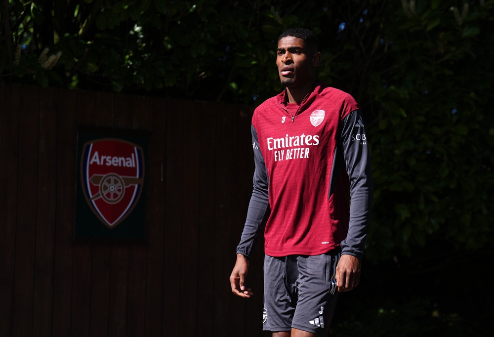 Arsenal defender Cristhian Mosquera did not train on Tuesday (John Walton/PA)