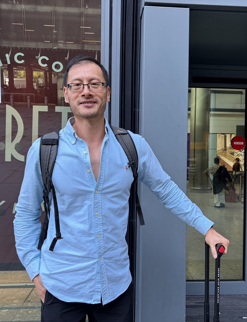 Chi Chen travelled from Bristol to Heathrow airport as he was meant to be flying to Naples to meet a friend (Ellie Crabbe/PA) (PA Wire)