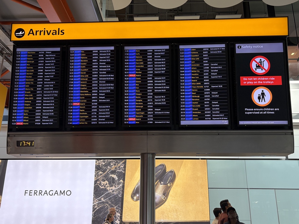 Heathrow, Gatwick, Stansted and Edinburgh are among the airports experiencing disruption (Ellie Crabbe/PA) (PA Wire)