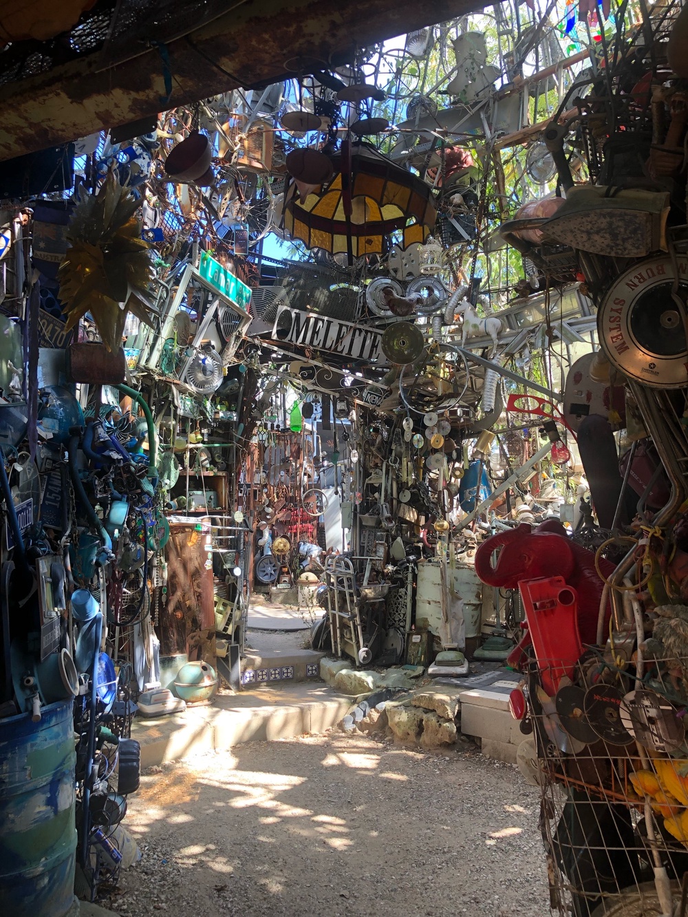 People from all over the country, and even all around the world, have stepped inside Hannemann’s backyard to see the Cathedral of Junk with their own eyes (Vince Hannemann)