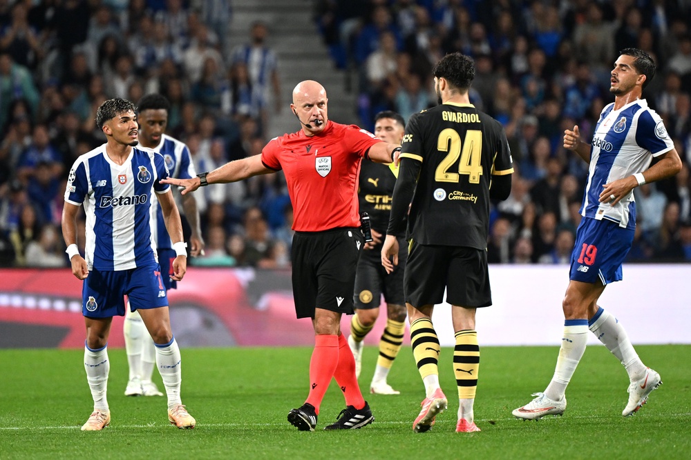 Manchester City’s win over Porto was a tempestuous encounter (Zed Jameson/PA) (PA)