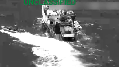 US Southern Command shared a video of the incident (US Southern Command)