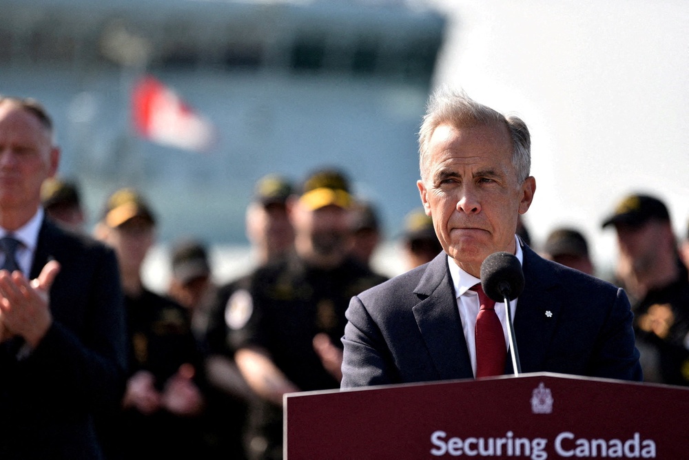 Prime Minister Mark Carney has vowed to speed efforts to reduce the country’s dependence on the United States (Reuters)