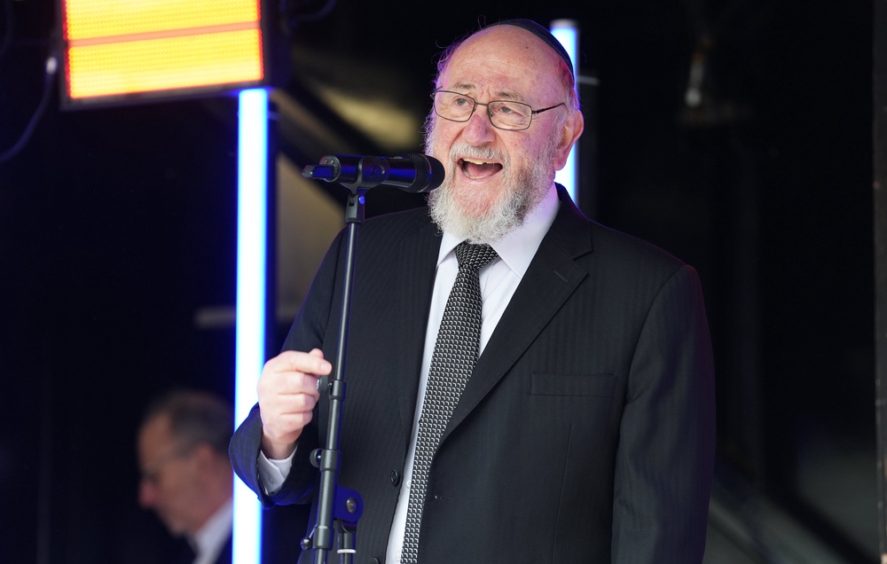 Chief rabbi Sir Ephraim Mirvis said people who ‘use hatred as a weapon against Jews’ will be emboldened by the Government’s decision (PA) (PA Wire)