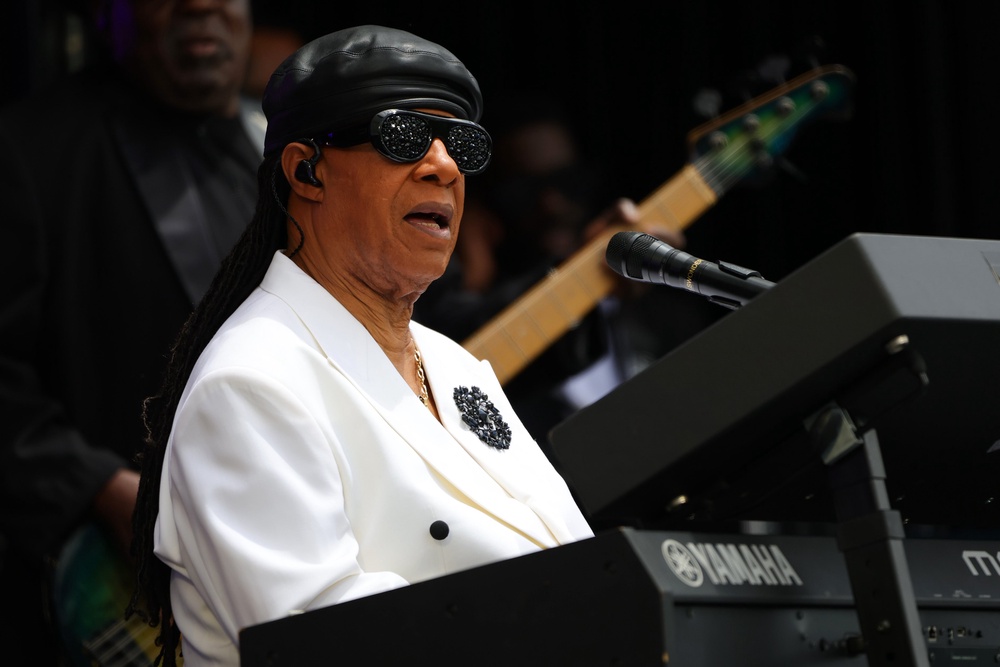 Stevie Wonder fans are hoping the Motown legend might return to Glastonbury (Getty)