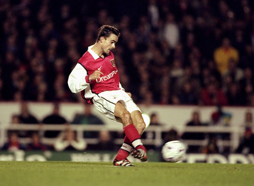 Overmars spent three years at Arsenal between 1997 and 2000 (Getty)