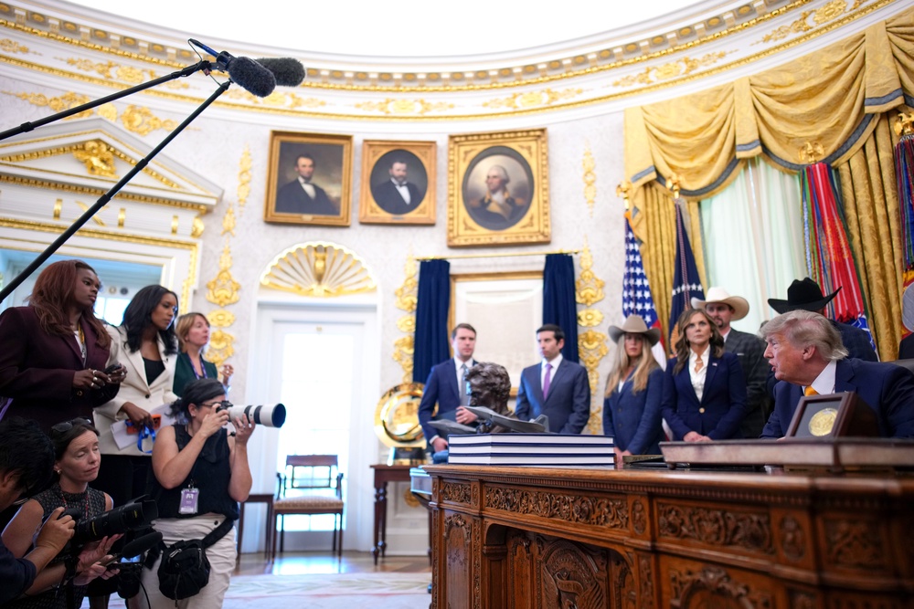 Trump has insulted numerous female reporters over the years, often while the cameras are rolling (Getty)