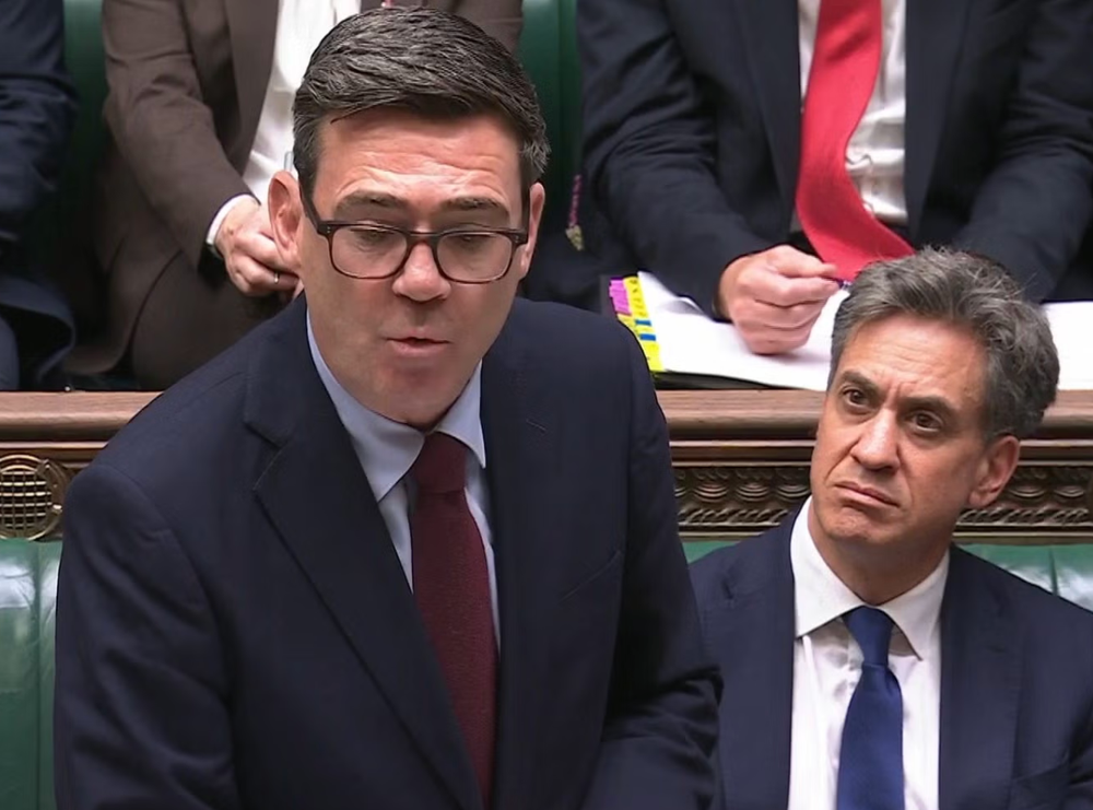 Burnham said ‘Britain has to stand for fairness against injustice’ (Parliament TV)