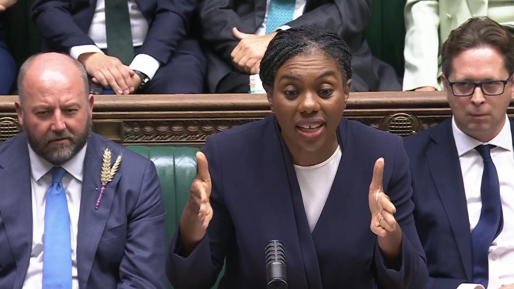 Kemi Badenoch criticised Mr Burnham during Prime Minister’s Questions (House of Commons/UK Parliament/PA)