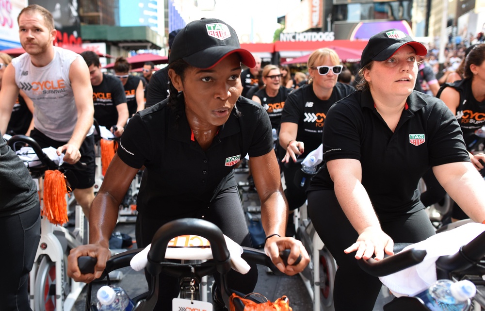 Women were not included in this study but future research could look into wider groups of athletes and the effects of high-intensity exercise on their blood (AFP via Getty Images)