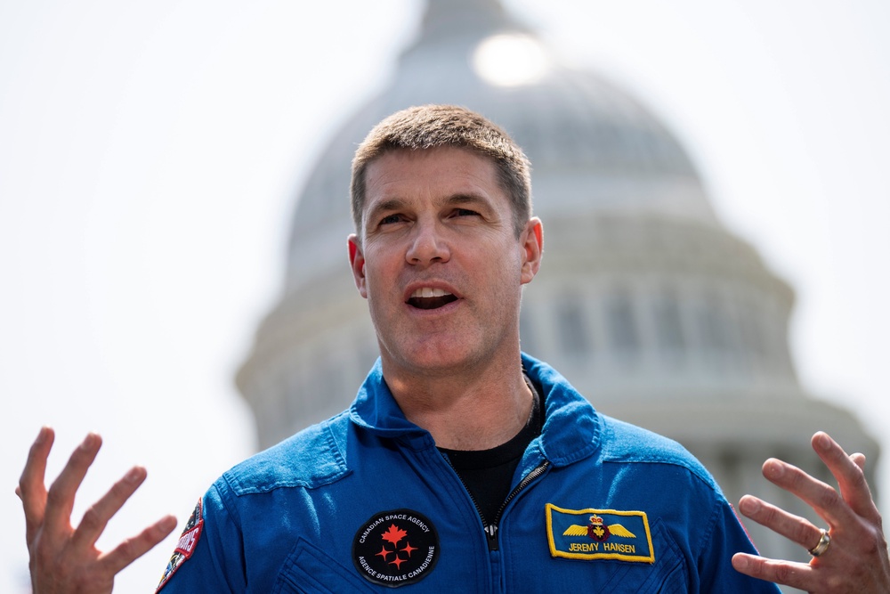 With Artemis II crewmate Jeremy Hansen retiring from the Canadian Space Agency in July, Christina Koch is left as the only active astronaut from the mission (Getty Images)
