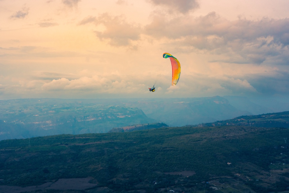 Paragliding over Chicamocha Canyon (Adventura Total)