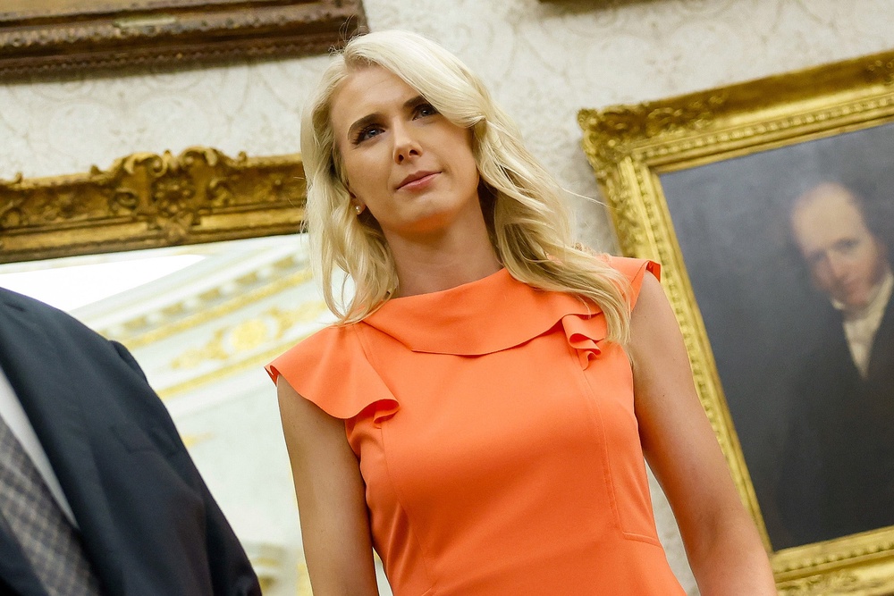 Melania's aide accused the mainstream media of 'attacking this hardworking, very talented, very intelligent person in Natalie Harp' (Getty Images)