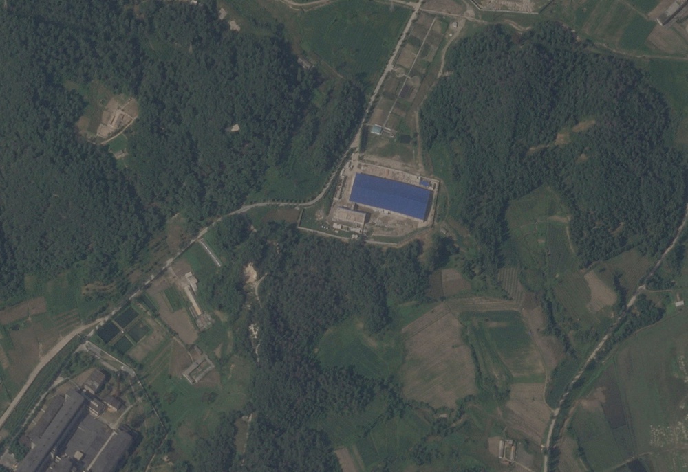 File. A satellite image shows a nuclear material production factory in Yongbyon, North Korea, on 4 September 2025 (Reuters)