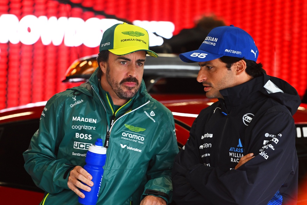 Alonso and Carlos Sainz are the two Spanish drivers on the grid (Getty)