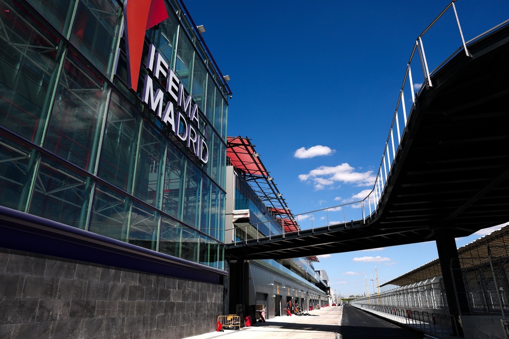 IFEMA Madrid serves as the base for the paddock (Getty)
