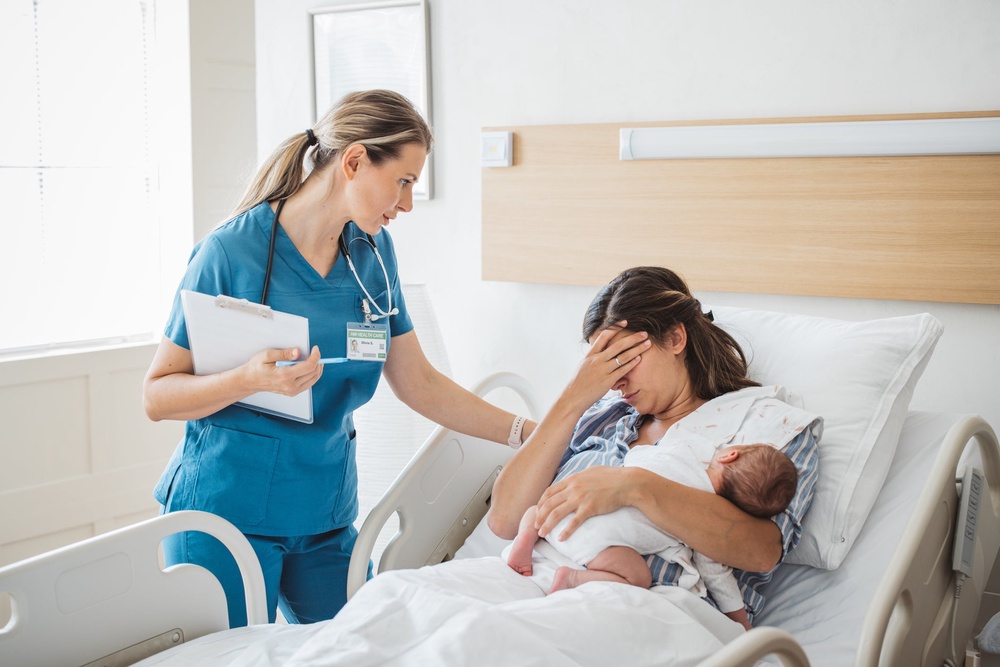 Healthcare costs for mothers developing PTSD after childbirth were double those for women who did not. (Getty Images)