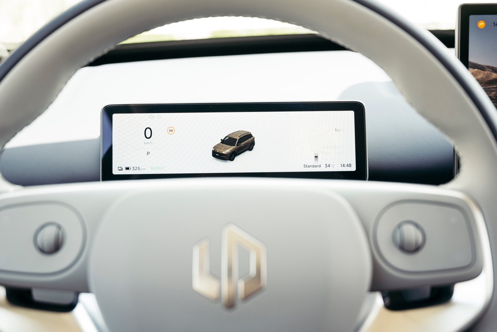 The B03X's driver display could do with an update to make its graphics more legible (Leapmotor)