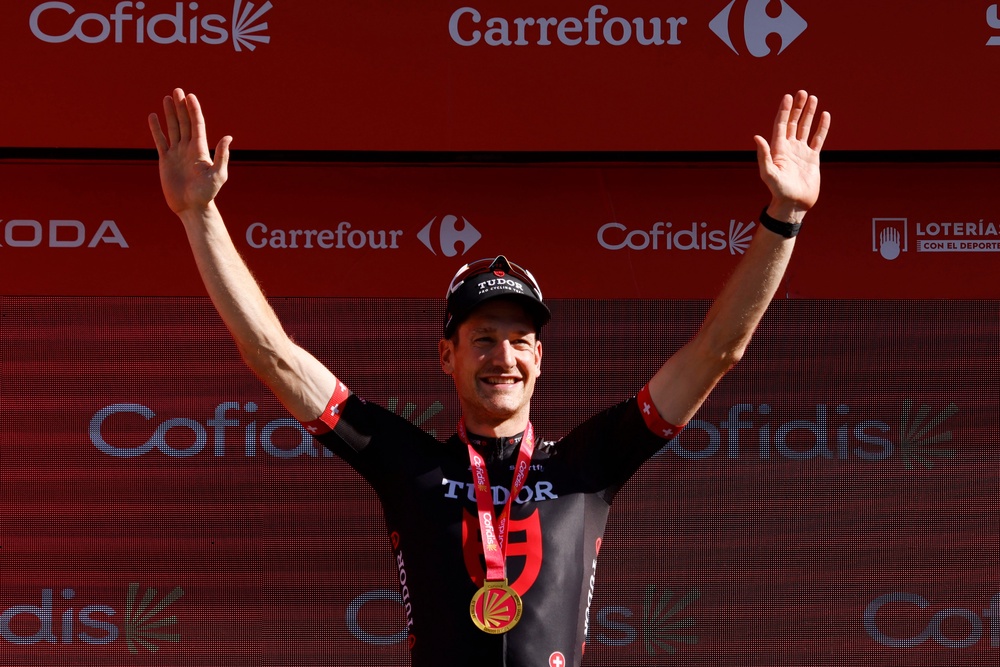 Stefan Kung now has two wins in Vuelta time trials (Reuters)
