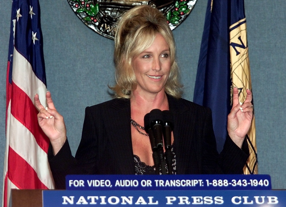 Erin Brockovich in 2001, around the release of the film about her work (AFP/Getty)