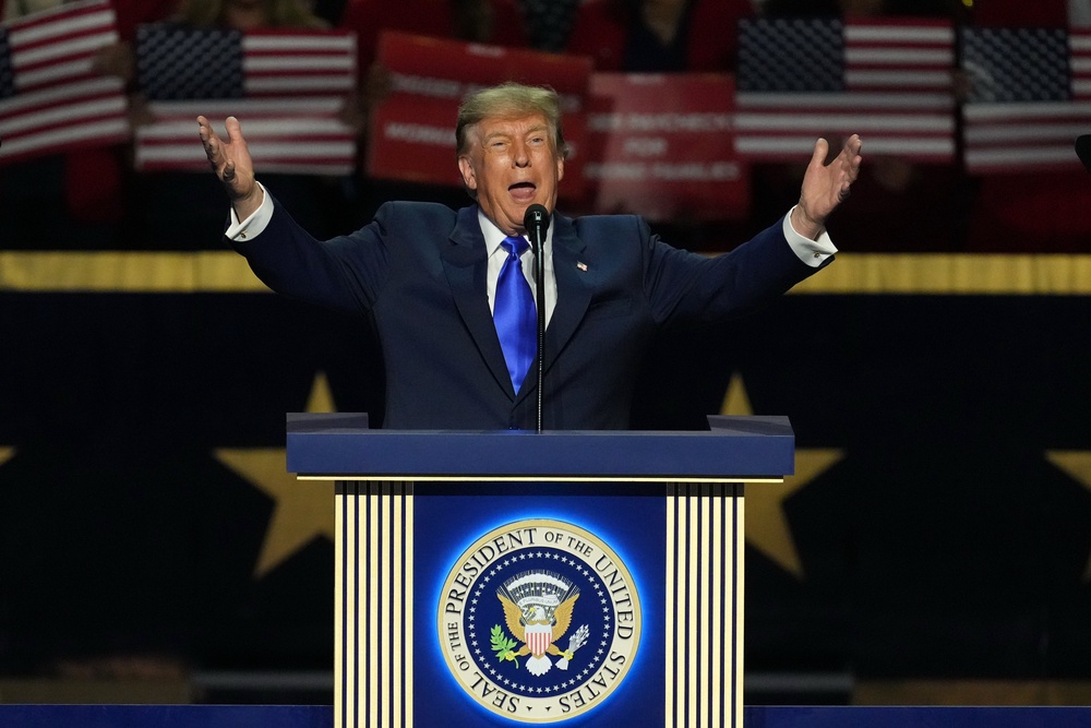 President Donald Trump came under criticism for pledging to send $5,000 checks to adult American citizens — if Republicans maintain their majorities in the House and Senate in the midterm elections. (AP)