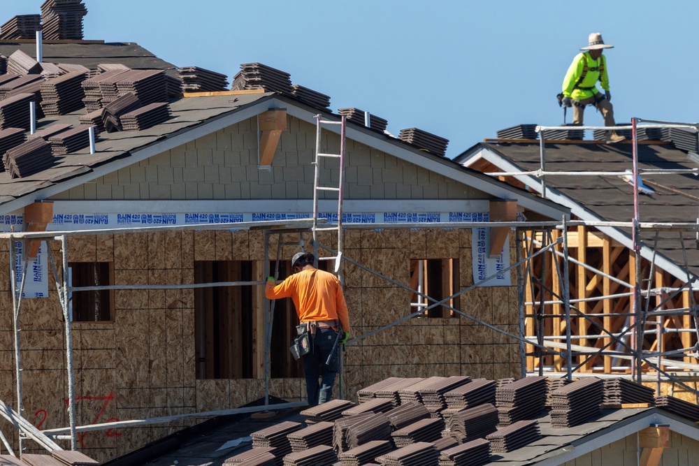 Blue-collar hourly employees like construction workers might be benefiting from President Donald Trump ending taxes on overtime pay, a Bank of America study found (Reuters)