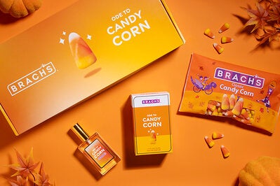 Brach’s said the new fragrance pairs well with a bag of their Candy Corn (Ferrara)
