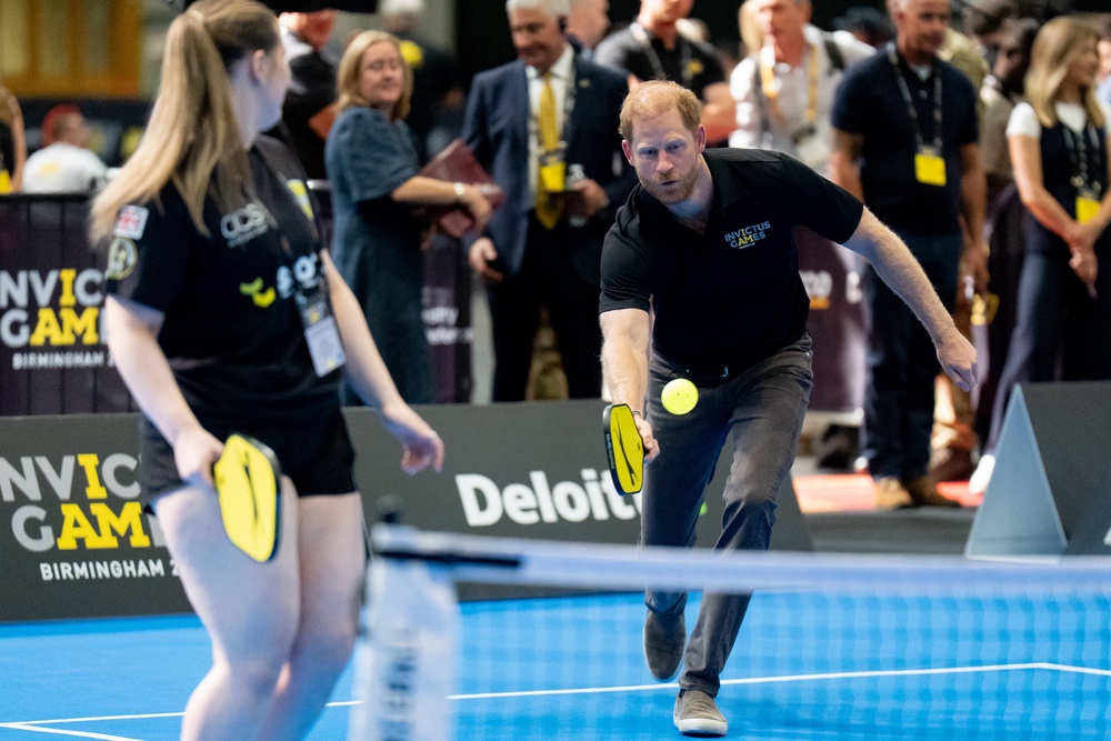 At the launch of the INSPIRE programme, Harry will play pickleball with school pupils and participate in an assembly