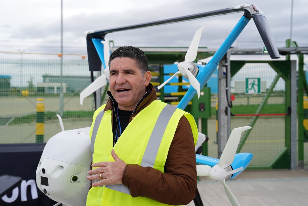 David Carbon, vice-president of Prime Air, said Amazon expects to get permission ‘very soon’, with the ultimate objective of bringing the service to the whole of the UK