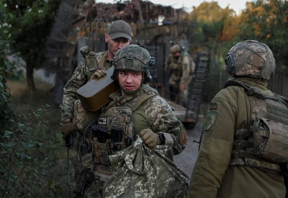 Ukrainian servicemen have carried out successful counterattacks in the Lyman area of the Donetsk region (Reuters)