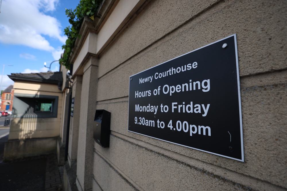The hearing took place at Newry Courthouse (Liam McBurney/PA) (PA Wire)