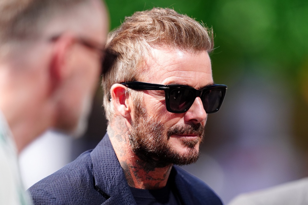 Sir David Beckham was at the Madring circuit on Friday (David Davies/PA) (PA Wire)