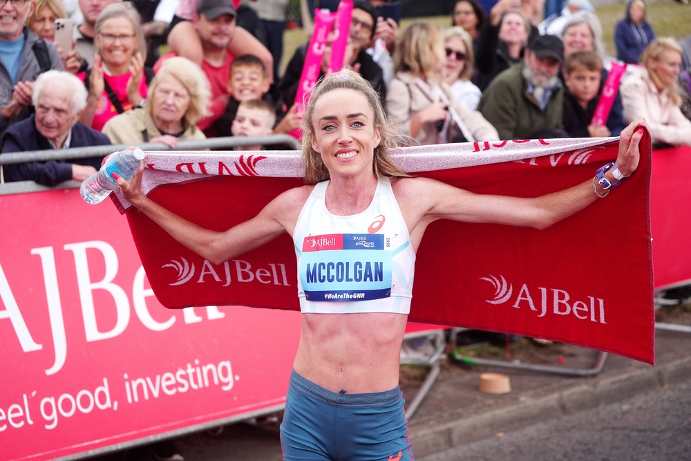 Eilish McColgan returns from a foot injury (PA)